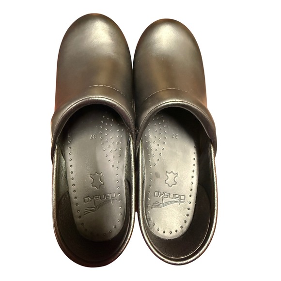 Dansko Shoes - Dansko Professional Clogs Women 37 Black Leather Comfort Nursing Shoes